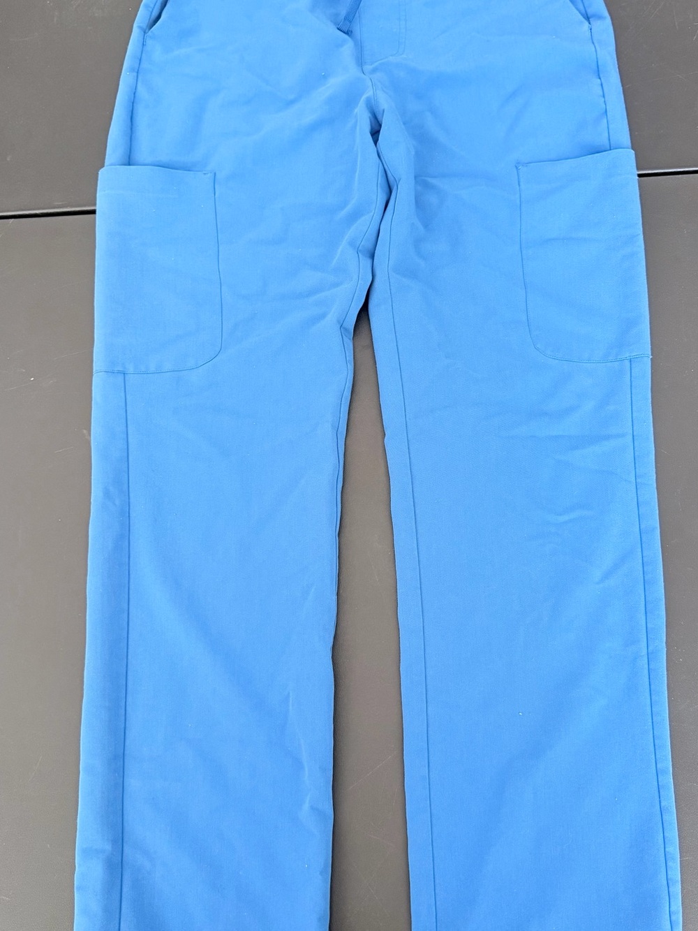 Women's Blue Utility Straight-Leg Pants